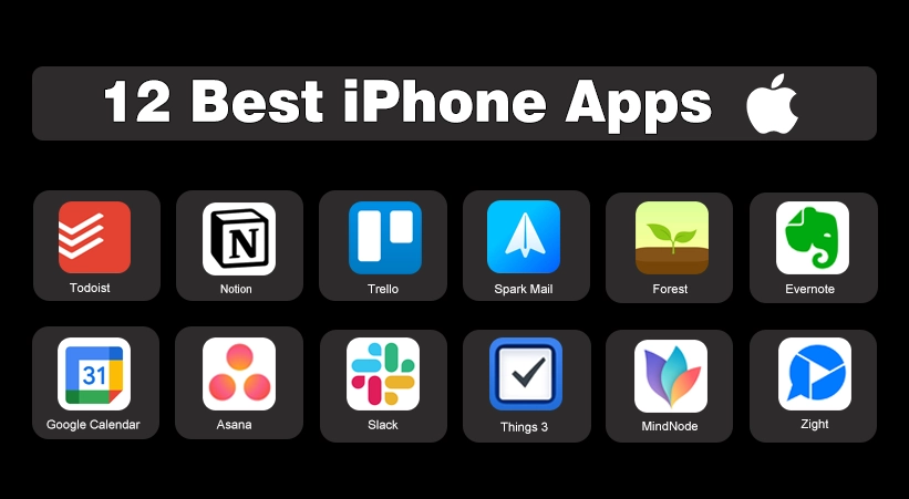 12 Best iPhone Apps - iPhone Apps You Should Check for Productivity