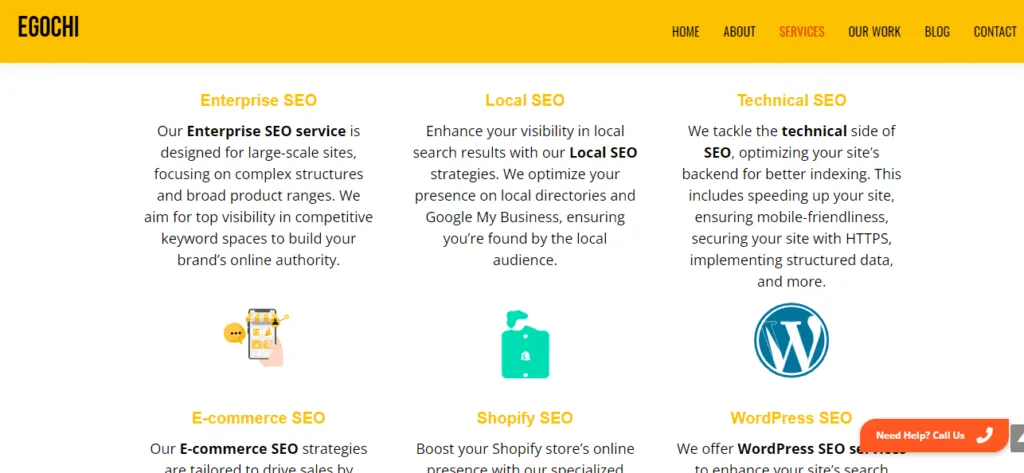 Egochi Miami SEO Agency services