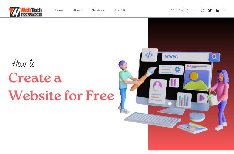 How to Create a Website for Free