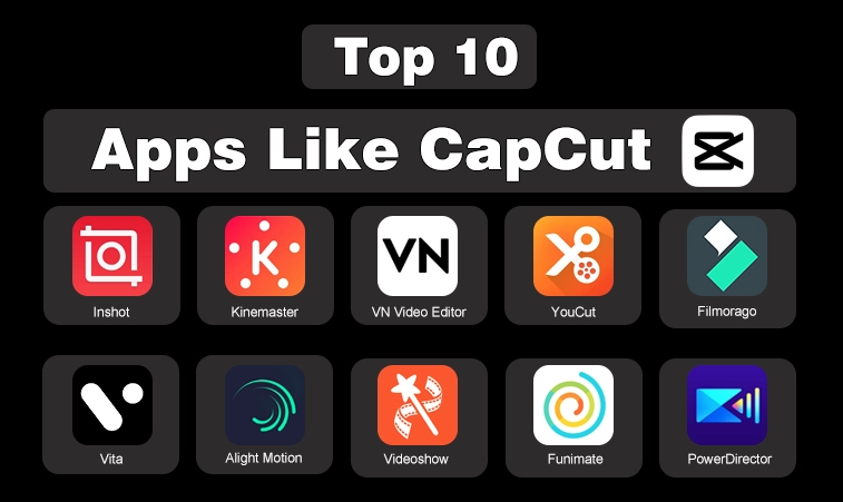 Top 12 Apps like CapCut