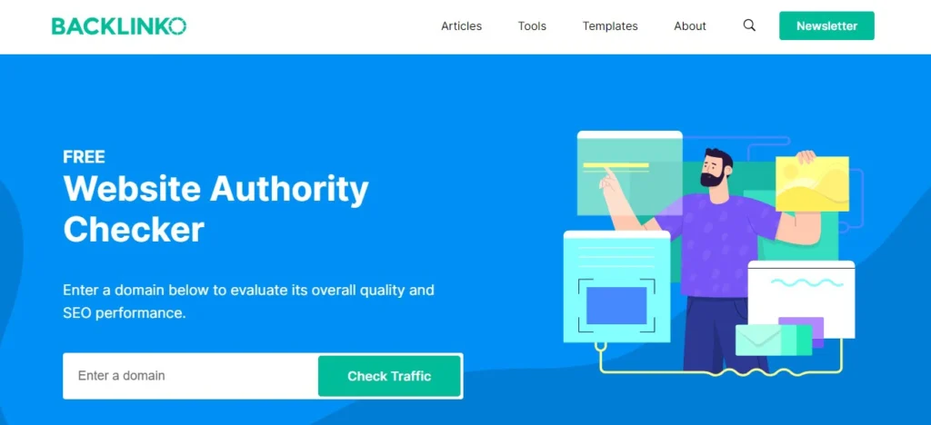 backlinko web authority checker