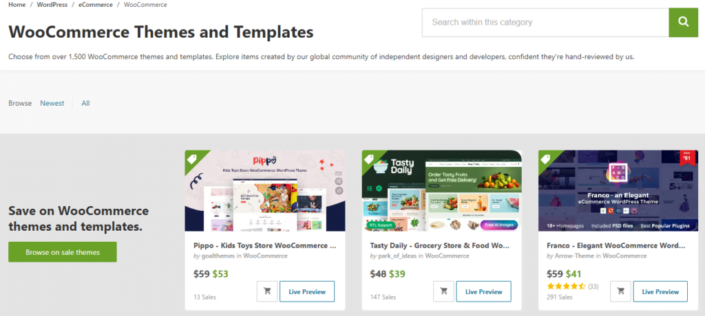 WooCommerce Themes