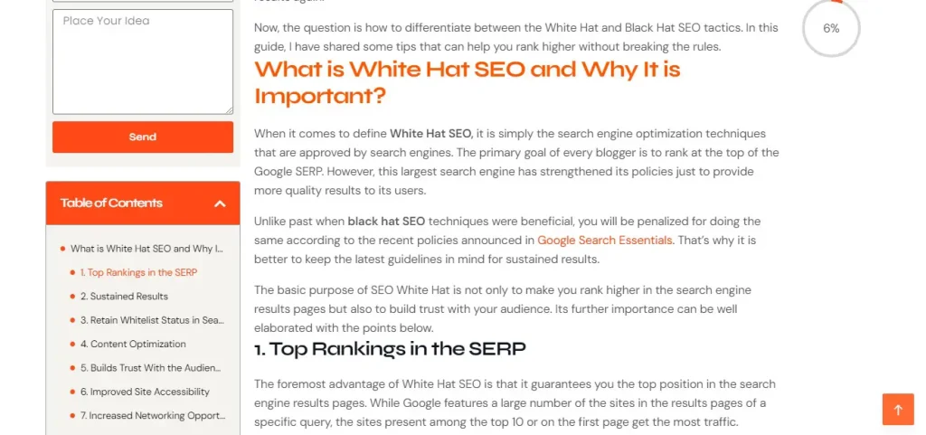 importance of white hat seo